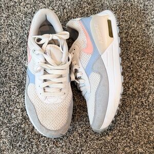 Nike Women’s White Light Blue Pink Athletic Sneakers
